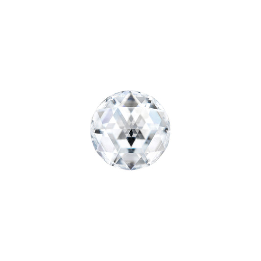 Moissanite 0.20CTW DEW Round Near-Colorless Rosette Cut Moissanite