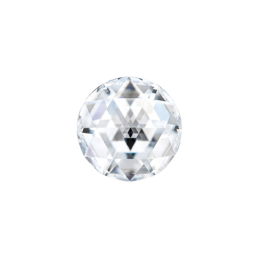 Moissanite 0.47CTW DEW Round Near-Colorless Rosette Cut Moissanite