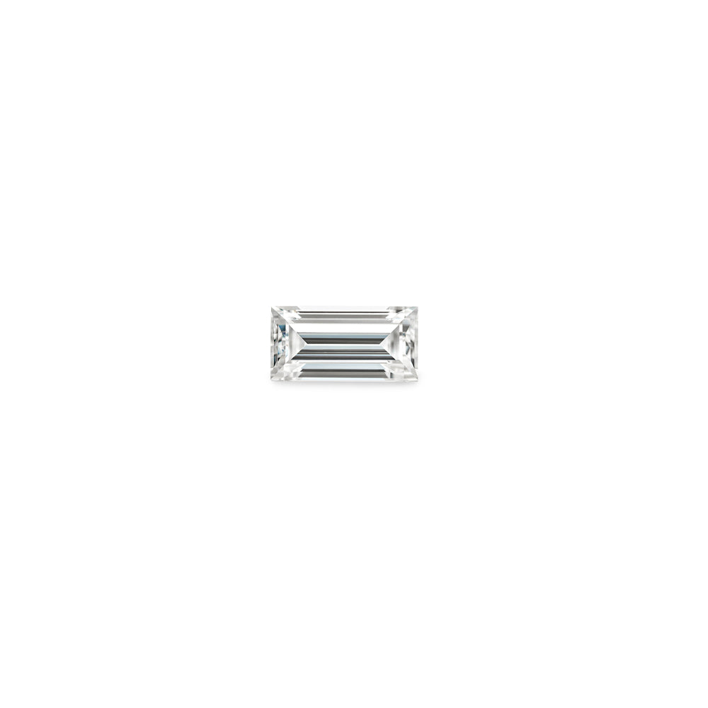 Forever One 0.05CTW DEW Straight Baguette Near-Colorless Step Cut Moissanite
