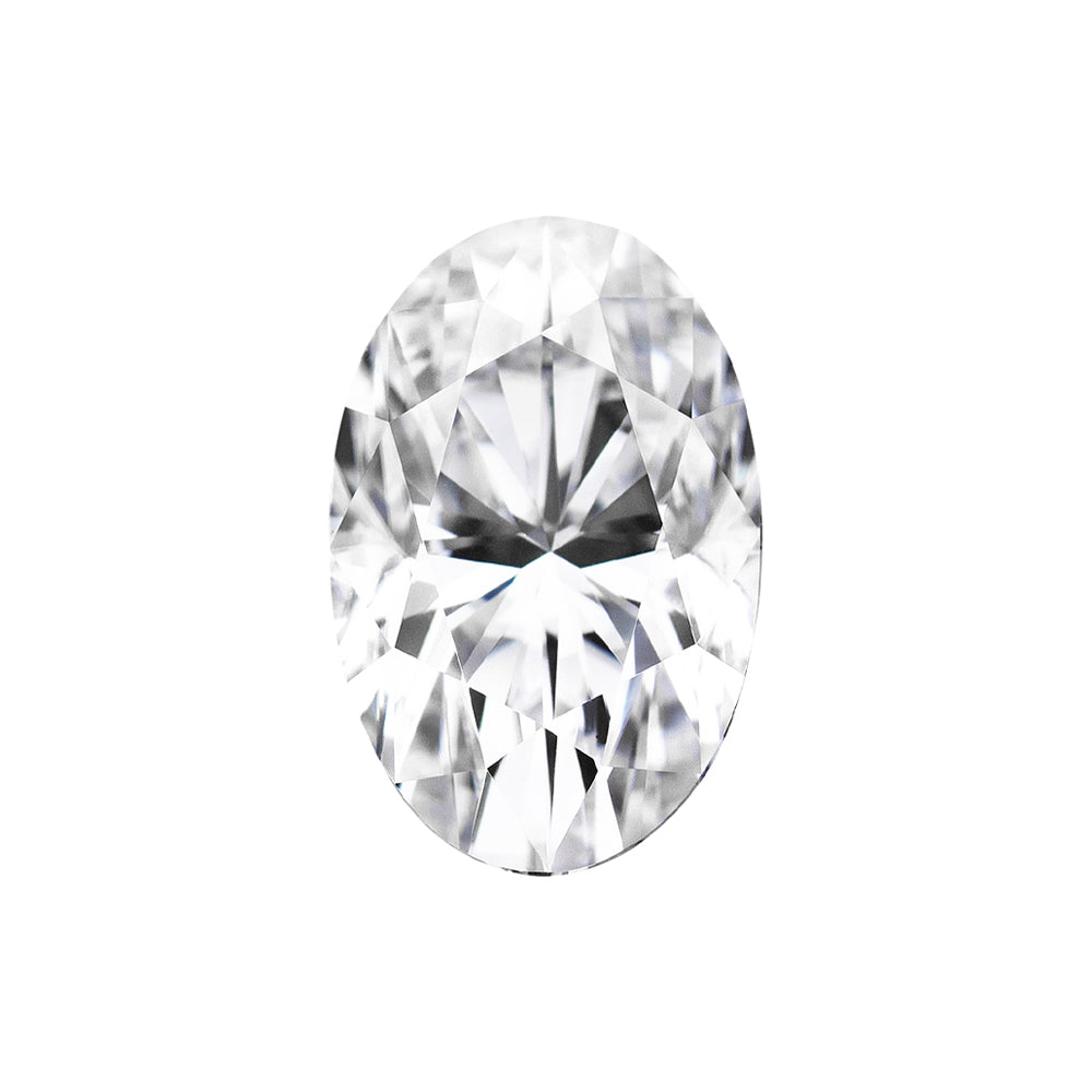 Moissanite 1.80CTW DEW Elongated Oval Near-Colorless Brilliant Cut Moissanite