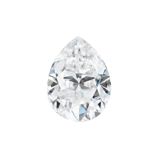 Moissanite 1.20CTW DEW Pear Colorless Brilliant Cut Moissanite