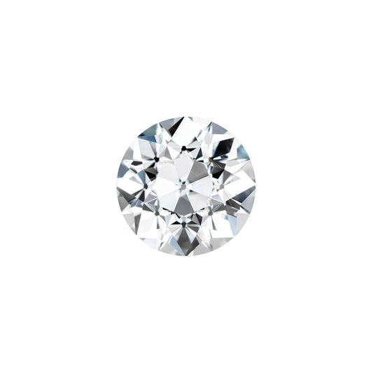 Moissanite 0.67CTW DEW Round Near-Colorless Old European Cut Moissanite