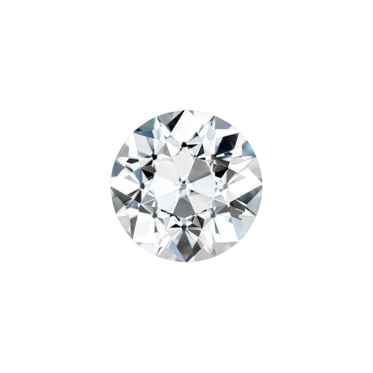 Moissanite 0.87CTW DEW Round Colorless Old European Cut Moissanite