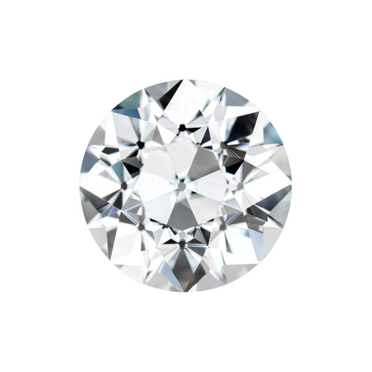 Moissanite 2.46CTW DEW Round Colorless Old European Cut Moissanite