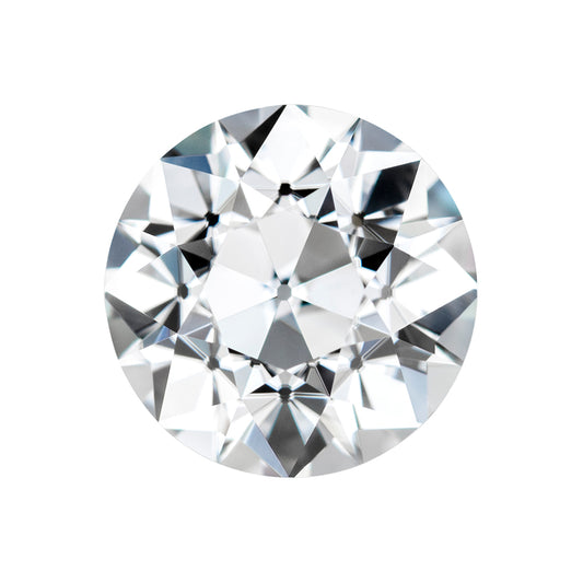 Moissanite 3.44CTW DEW Round Near-Colorless Old European Cut Moissanite