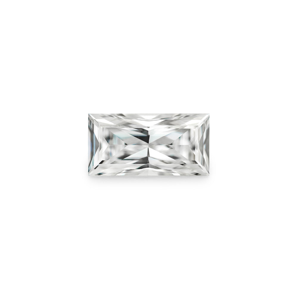 Moissanite 0.42CTW DEW Straight Baguette Near-Colorless Modified Brilliant Cut Moissanite