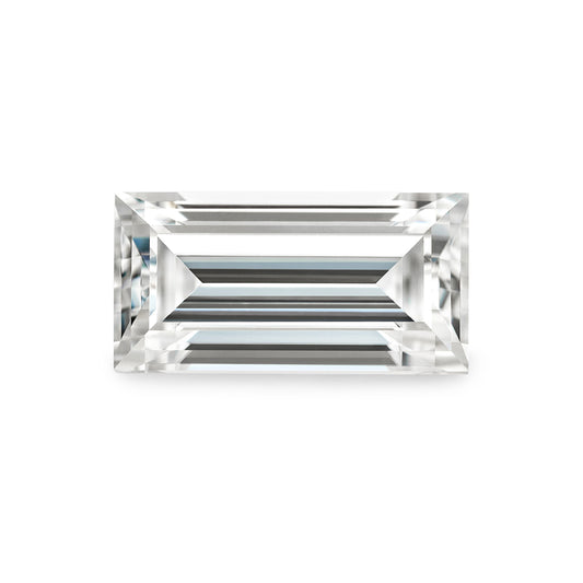 Moissanite 0.63CTW DEW Straight Baguette Near-Colorless Step Cut Moissanite