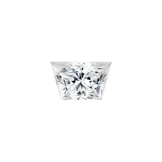 Moissanite 0.50CTW DEW Trapezoid Near-Colorless Brilliant Cut Moissanite