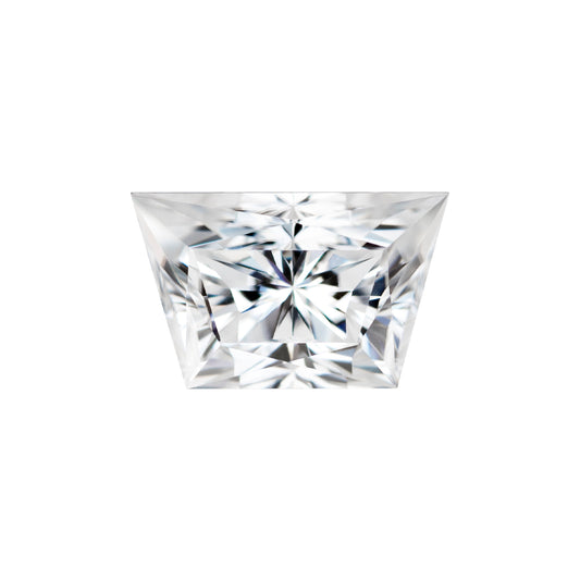 Moissanite 1.06CTW DEW Trapezoid Near-Colorless Brilliant Cut Moissanite